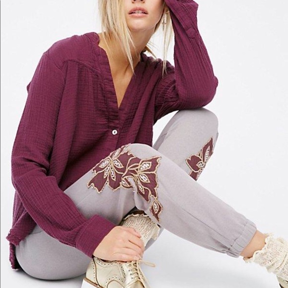 Free People Loose Fit Pullover Sz S EUC - Picture 2 of 5